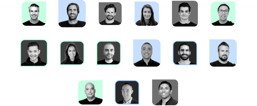 Collage of all of the collaborators of BDev Ventures.