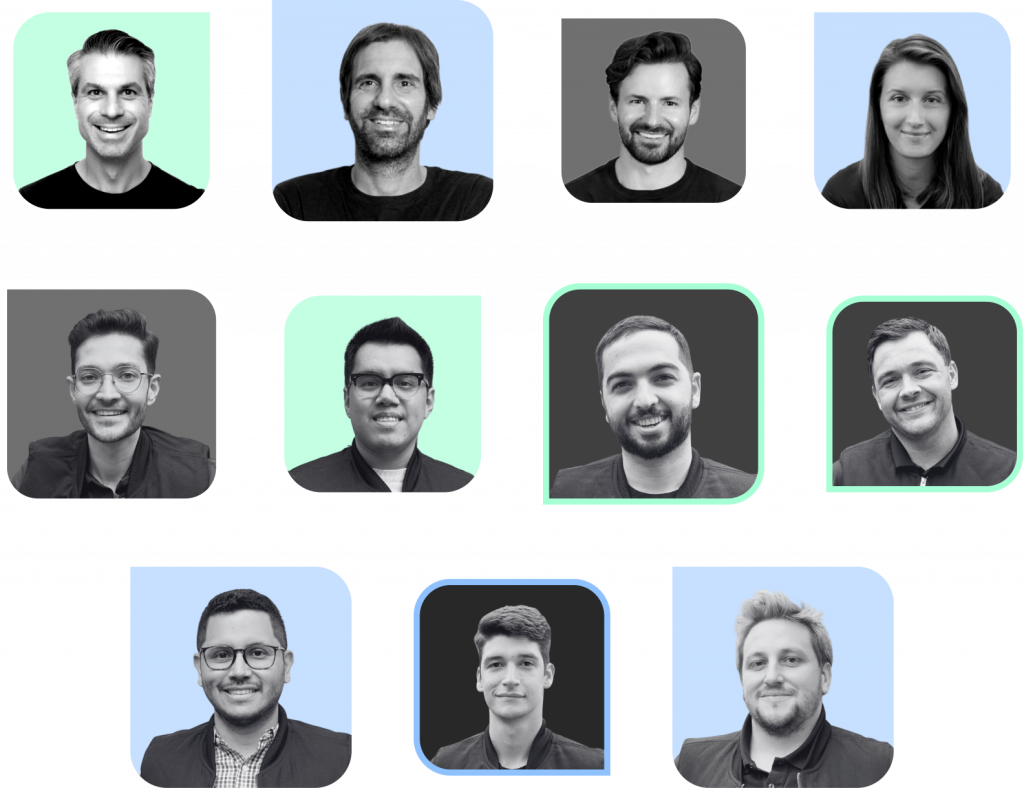 Collage of all of the collaborators of BDev Ventures.